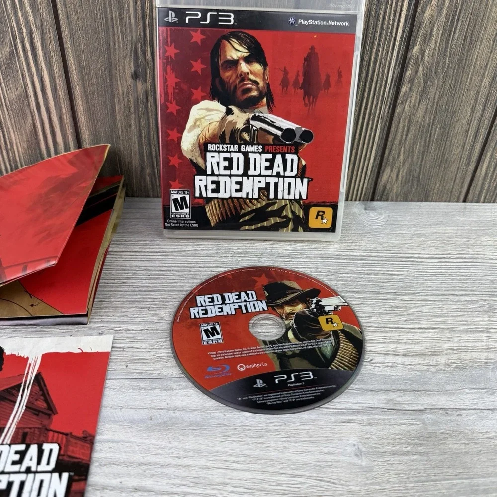 Red Dead Redemption PS3 Sony PlayStation 3 2010 CIB Complete w Map